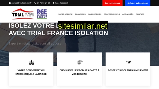 trialisolation.fr alternative sites