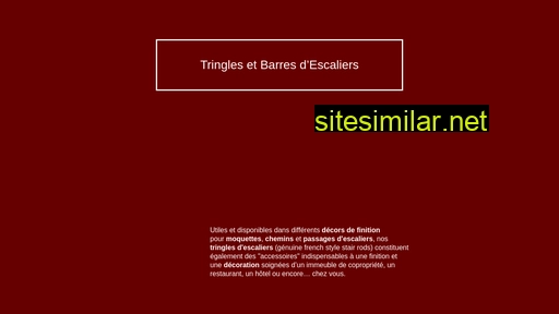 tringles-et-barres-d-escaliers.fr alternative sites