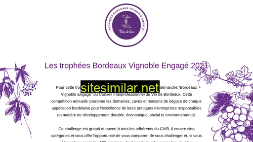 trophees-bve.fr alternative sites