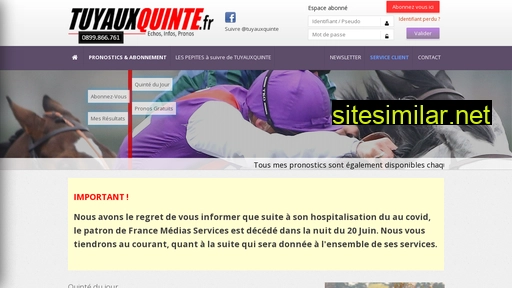 tuyauxquinte.fr alternative sites