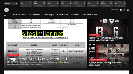 uag-rugby.fr alternative sites