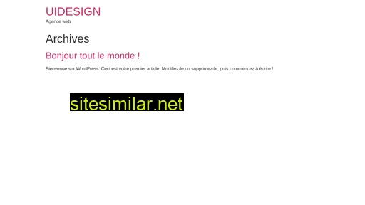 uidesign.fr alternative sites