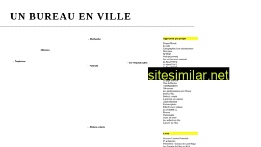 unbureauenville.fr alternative sites