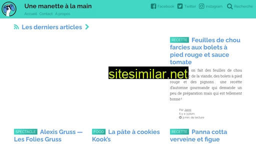 unemanettealamain.fr alternative sites