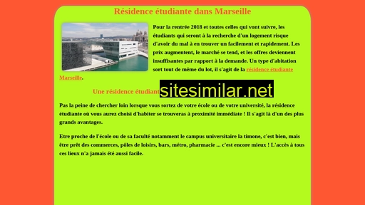 une-residence-etudiante-marseille.fr alternative sites