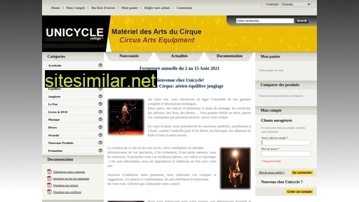 unicycle.fr alternative sites