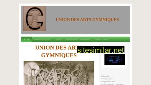 uniondesartsgymniques.fr alternative sites