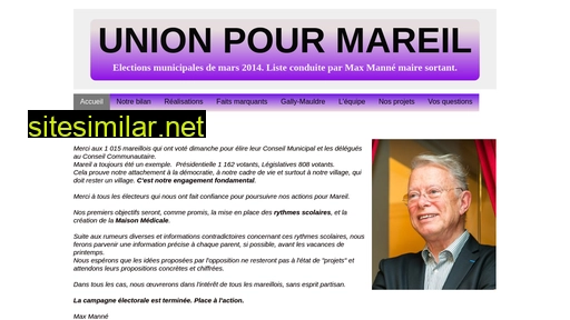 unionpourmareil.fr alternative sites