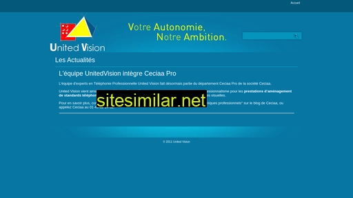 unitedvision.fr alternative sites