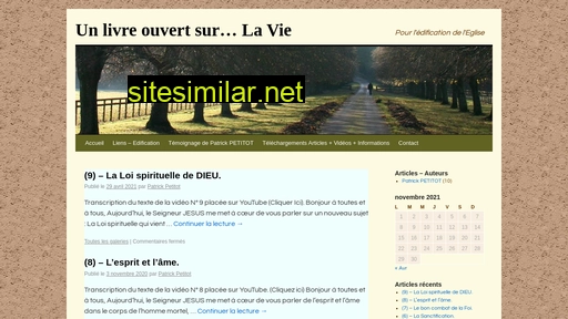un-livre-ouvert-sur-la-vie.fr alternative sites