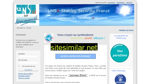 unsassf.fr alternative sites