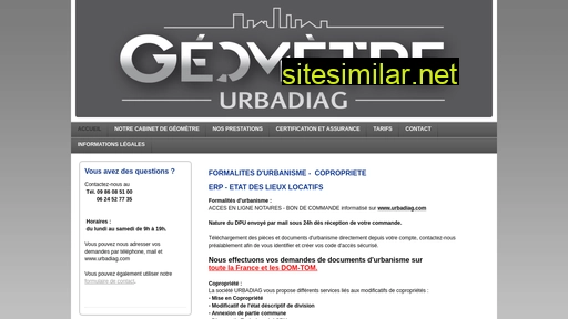 urbadiag.fr alternative sites