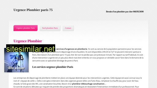 urgence-plombier-paris-75.fr alternative sites