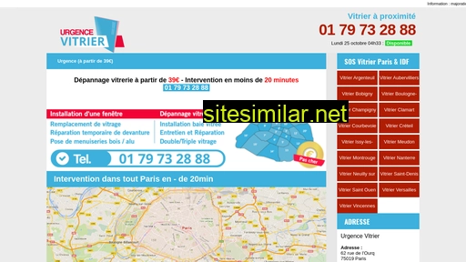 urgencevitrier.fr alternative sites