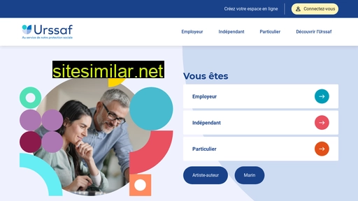 urssaf.fr alternative sites