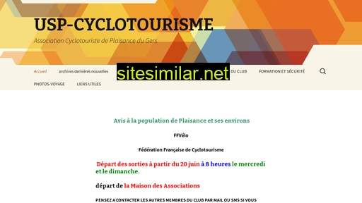 usplaisance-cyclotourisme.fr alternative sites