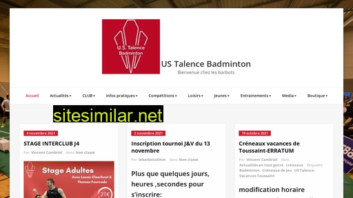 ustbadminton.fr alternative sites