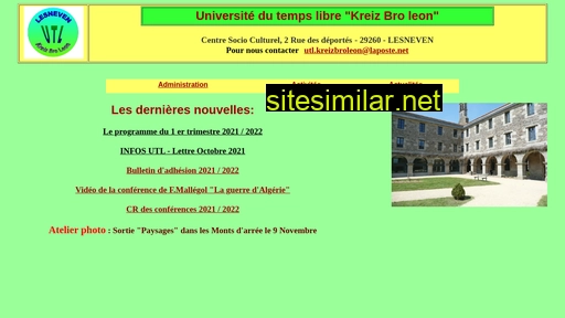 utl-kreizbroleon.fr alternative sites