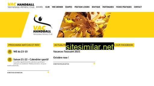 vac-handball.fr alternative sites