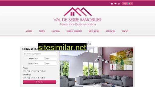 valdeserreimmobilier.fr alternative sites