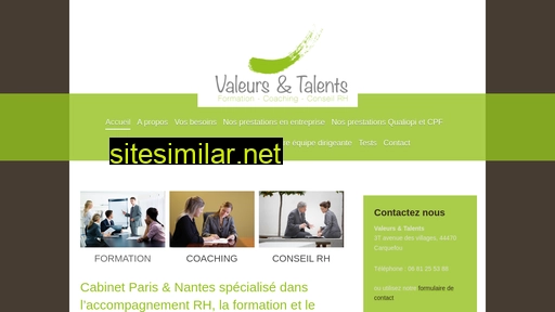 valeurs-et-talents.fr alternative sites