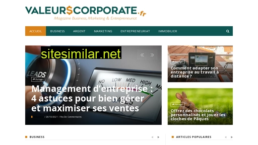 valeurscorporate.fr alternative sites