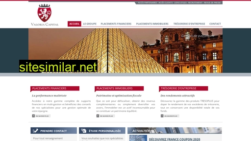 valoriacapital.fr alternative sites
