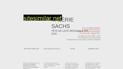 valeriesachs.fr alternative sites