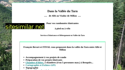 Vallee-du-tarn-itinerance similar sites