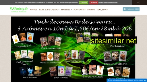 vapmisty.fr alternative sites