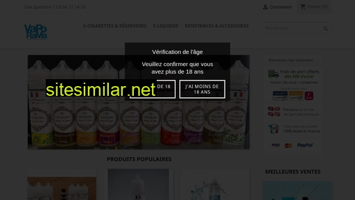 vaporama-lille.fr alternative sites