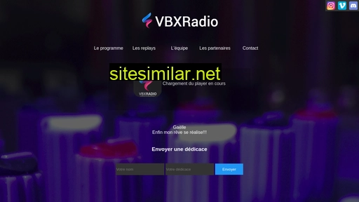 vbxradio.fr alternative sites