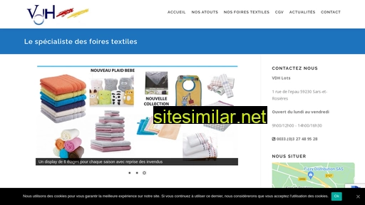 vdh-textiles.fr alternative sites