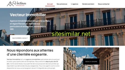 vecteur-immobilier.fr alternative sites