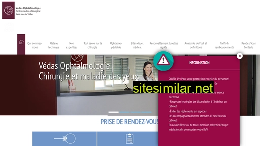 vedas-ophtalmologie.fr alternative sites