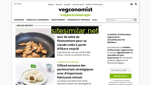 vegconomist.fr alternative sites