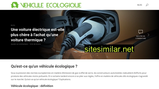 vehiculeecologique.fr alternative sites