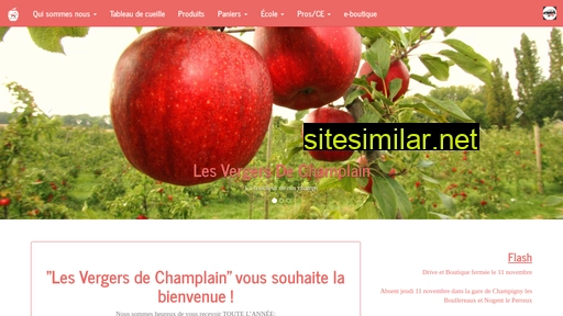 vergersdechamplain.fr alternative sites