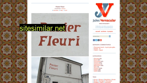 vernacular.fr alternative sites