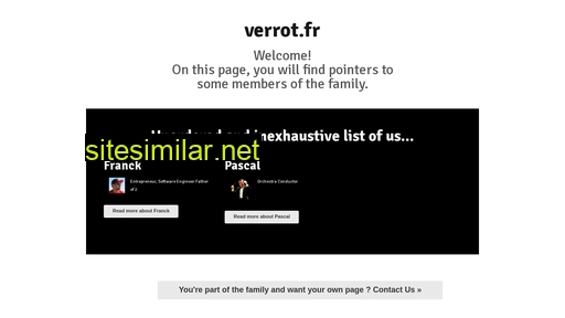 verrot.fr alternative sites