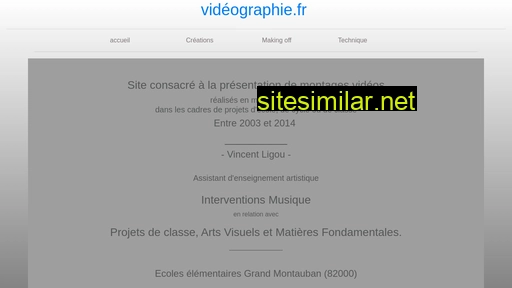 videographie.fr alternative sites