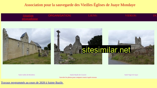 vieilleseglisesjuaye.fr alternative sites