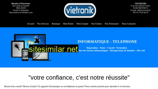 vietronik.fr alternative sites