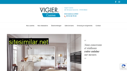 vigier-cuisine.fr alternative sites