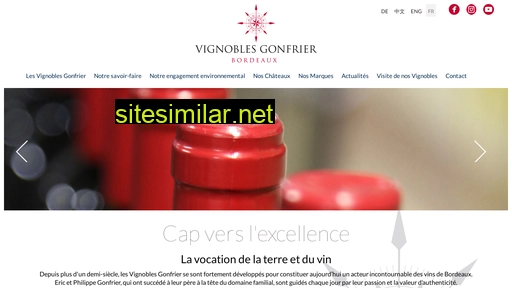 vignobles-gonfrier.fr alternative sites