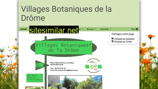 villagesbotaniques-de-la-drome.fr alternative sites