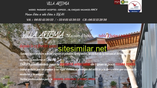 Villa-artemia similar sites