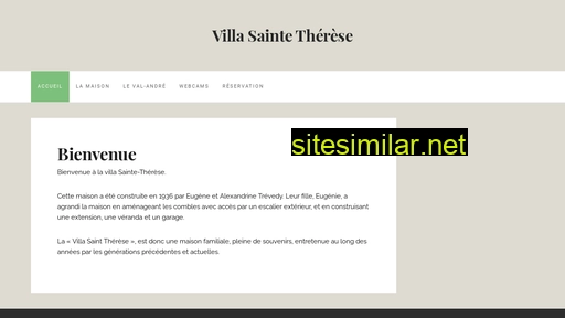 villasaintetherese.fr alternative sites