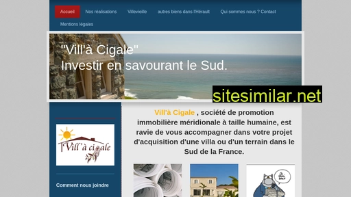 villacigale.fr alternative sites