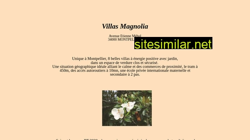 villasmagnolia.fr alternative sites